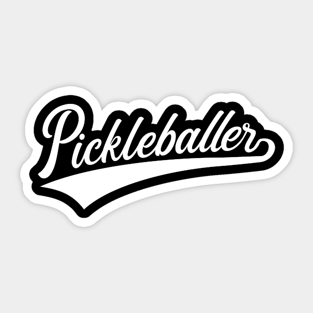 Pickleballer Sticker by Designzz